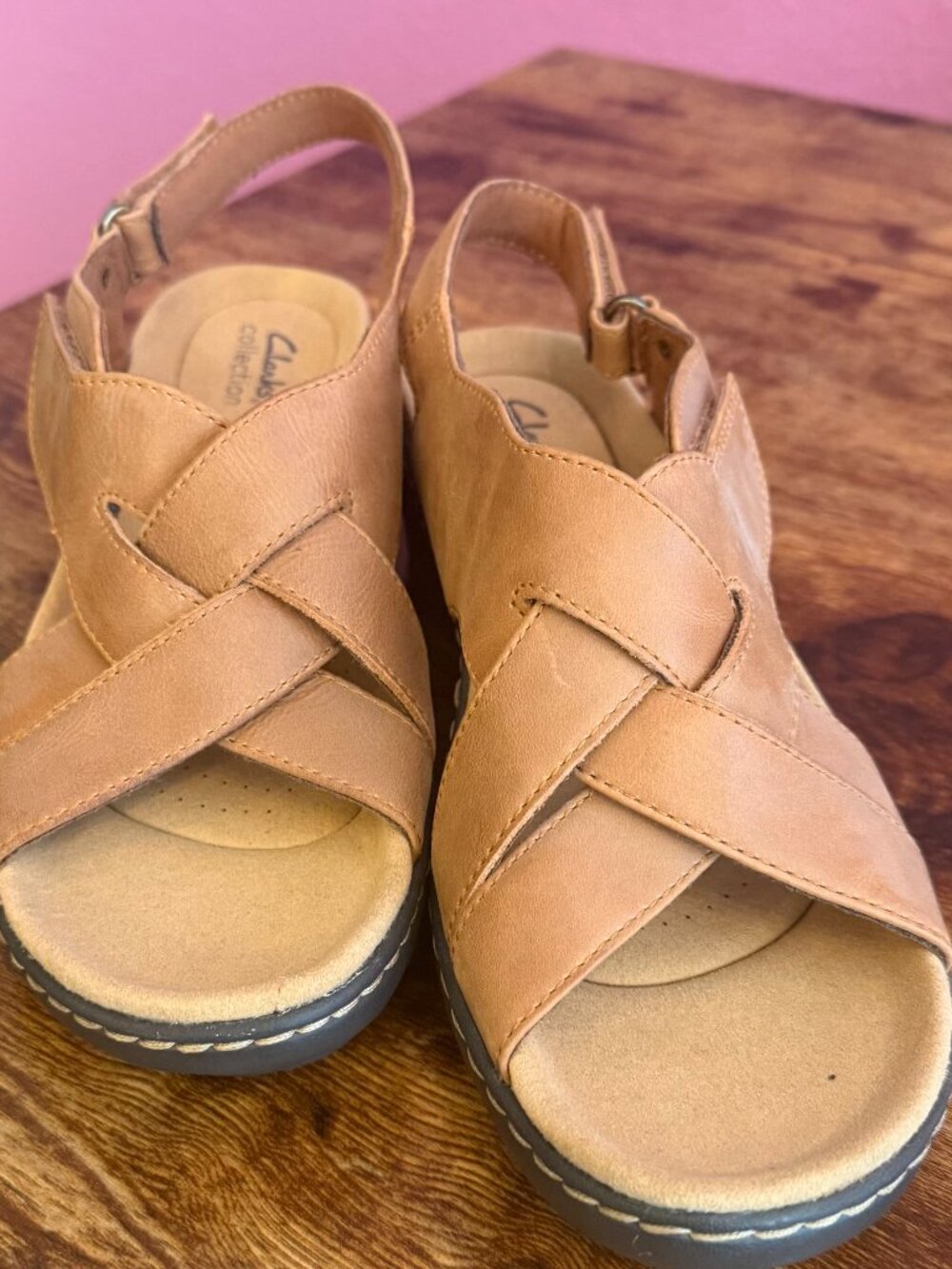 Never Worn Clark's Sandals